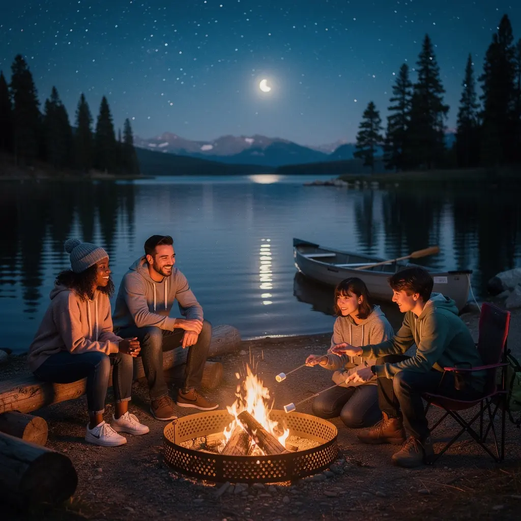 Rodzina ciesząca się wspólnym czasem na plaży podczas wakacji.